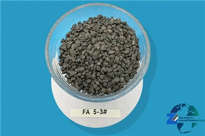 Médias abrasifs à l'oxyde d'aluminium brun
